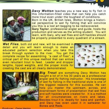 Wet Fly Ways - Back Cover - DVD