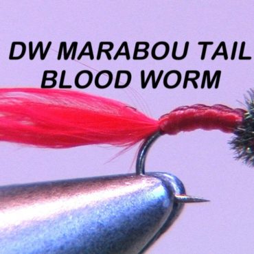 Tying a Marabou Tail Blood Worm Midge