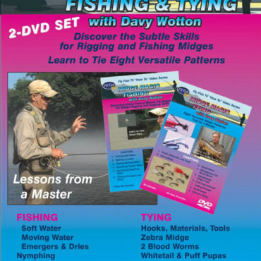 Midge Magic Fishing & Tying DVD Cover Art - Learn how to fish and tie midges with Davy Wotton