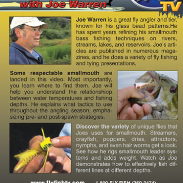 Smallmouth Fly Tactics DVD Back Cover